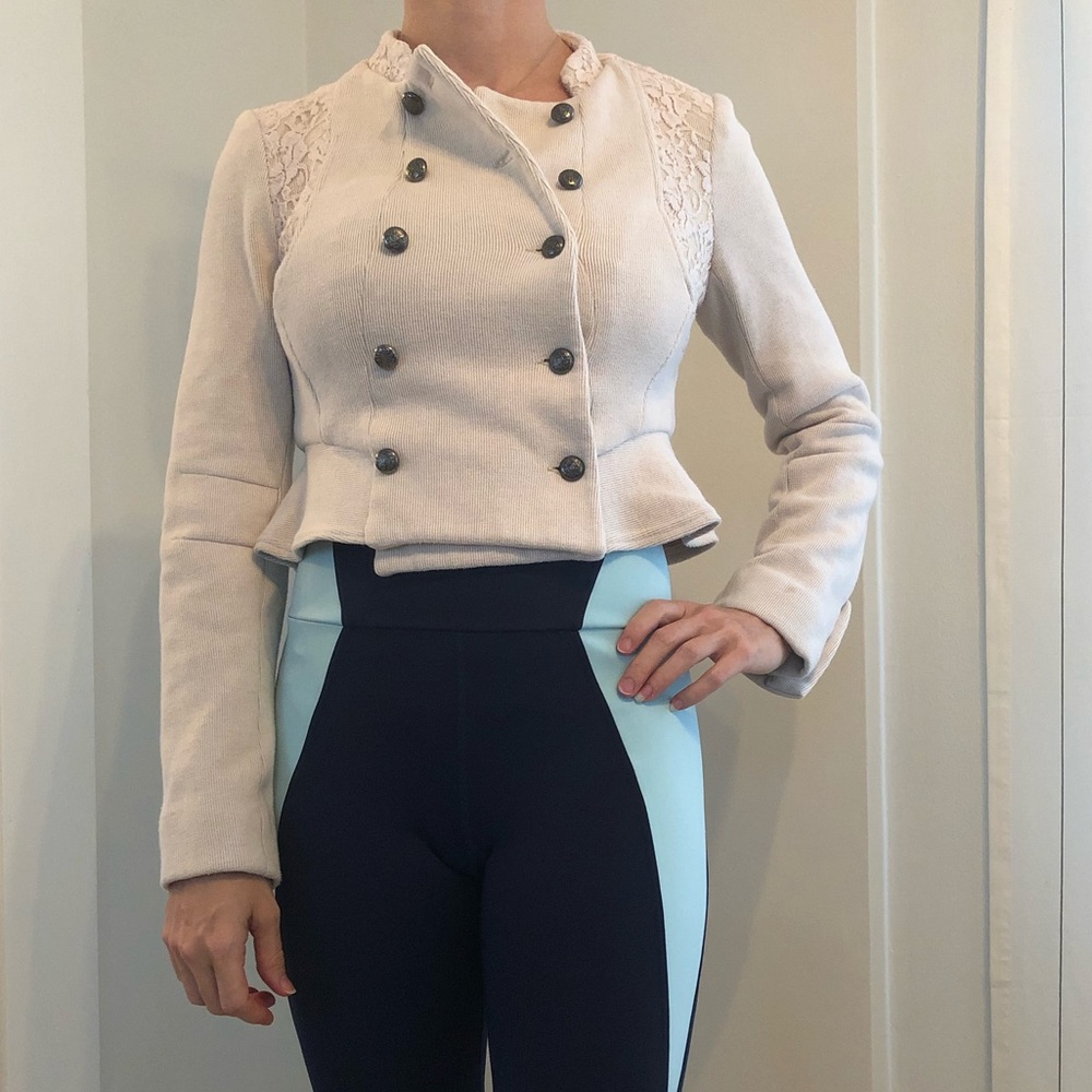 Free People cropped blazer
